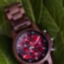 Edinburgh Personalised Wood Watch For Men Made From Walnut, thumbnail 9 of 10