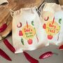 Personalised Chilli Bag With Recipe Cards And Seeds, thumbnail 2 of 7