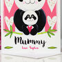 Personalised Panda Mummy Valentine's Card, thumbnail 5 of 8