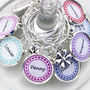 Ten Personalised Guest Wine Charms, thumbnail 2 of 7