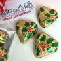 Christmas Chocolate Foiled Heart Favours, thumbnail 1 of 5