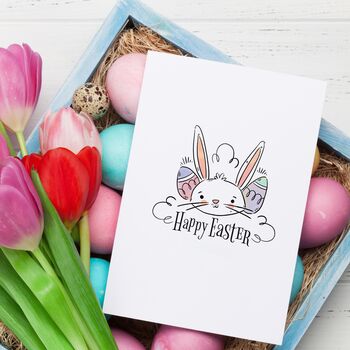 Happy Easter Bunny Card, 2 of 6