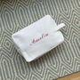 Personalised Embroidered Monogrammed Waffle Bag, thumbnail 4 of 7