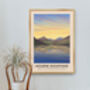 Mourne Mountains Aonb Travel Poster Art Print, thumbnail 4 of 8