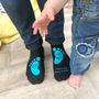 Dancing On Daddy's Feet Personalised Socks, thumbnail 1 of 5