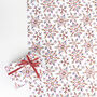 Premium Quality Vibrant Multi Coloured Snowflake Christmas Gift Wrapping Paper, thumbnail 1 of 4