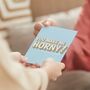 You Make Me Horny! 3D Pop Up Cheeky And Cute Rhino Animal Card! Funny Anniversary Love Card, thumbnail 8 of 9