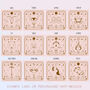 Zodiac Star Sign Disc Shaped Necklace – 12 Signs, thumbnail 10 of 12