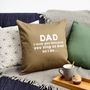 Personalised I Love You Because Cushion, thumbnail 1 of 2