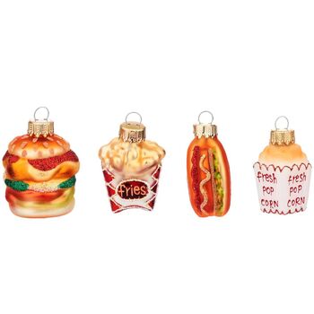 Set Of Four Mini Fast Food Decorations, 3 of 4