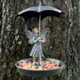 Hanging Bird Feeder Fairy With Umbrella Bird Bath Decor, thumbnail 7 of 11