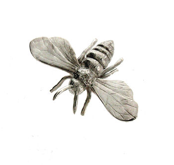 Sterling Silver Honey Bee Brooch, 2 of 6