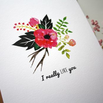 I Really Like You Valentine's Day Card, 5 of 6
