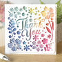 Papercut Thank You Card, thumbnail 1 of 2