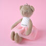 Personalised Ballerina Teddy Bear, thumbnail 1 of 4