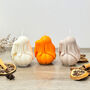 Spooky Ghost And Pumpkin Candle Halloween Decoration, thumbnail 9 of 10