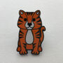 Tiger Enamel Pin Badge, thumbnail 3 of 3
