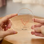 Couple Acrylic Heart Plaque Engagement Keepsake Gift, thumbnail 2 of 3