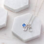 Personalised Eid Birthstone And Initial Necklace, thumbnail 9 of 9