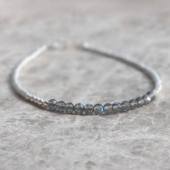 Labradorite And Sterling Silver Bracelet, 5 of 8