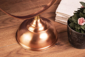 Handmade Solid Copper Towel Bar, 6 of 7