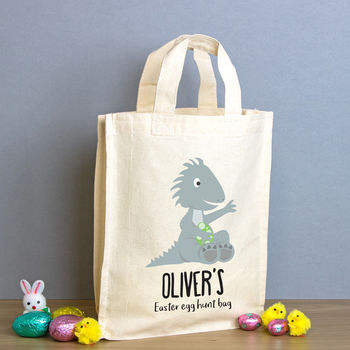 Personalised Easter Egg Hunt Mini Tote Bag, 3 of 4