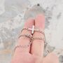 Personalised Cross Bracelet Silver, For Men And Women, Adjustable, thumbnail 1 of 10
