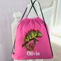 Personalised Chameleon Drawstring Pe Kit Bag, thumbnail 3 of 5