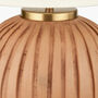 Natural Terracotta Textured Ball Table Lamp, thumbnail 6 of 10