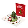 Pop Up 3D Santa Christmas Tree Card, thumbnail 1 of 3