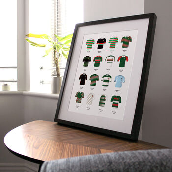 Classic Kits Rugby Team Print, 3 of 7