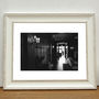 Silhouette Of A Man In Doorway Photographic Art Print, thumbnail 1 of 4