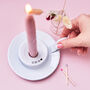 Enamel Personalised Special Date Candle Holder, thumbnail 4 of 4