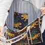 Reversible Cheetah Print Quilted Cotton Tote Bag, thumbnail 2 of 3