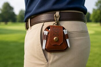 Personalised Golf Ball And Tee Holder Pouch, 4 of 6