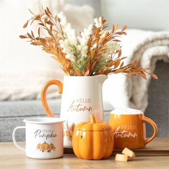 17cm Hello Autumn Ceramic Flower Jug, 4 of 4