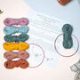 Macrame Hoop Wall Hanging Craft Kit For Two, thumbnail 1 of 11