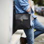 Canvas And Leather Mens Messenger Bag, thumbnail 2 of 11