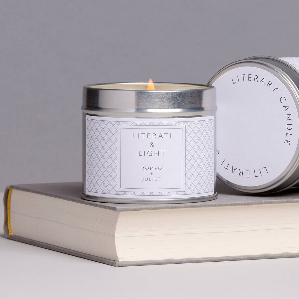 Romeo And Juliet Vine And Cassis Soy Literary Candle, 1 of 4