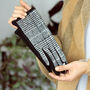 Monochrome Check Plaid Ladies Gloves, thumbnail 1 of 6