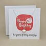 Boxed 40th Birthday Heart Necklace Card, thumbnail 1 of 3