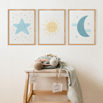 Personalised Star Nursery Print, 10 of 10
