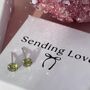August Birthstone Earrings Gift, thumbnail 5 of 9