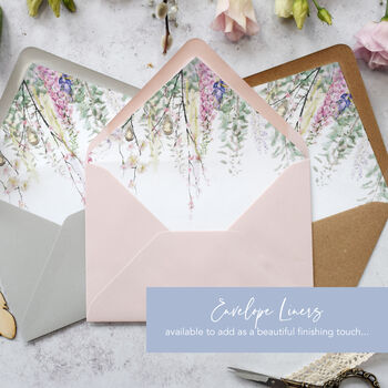 Whimsical Spring A6 Save The Date Card, 2 of 3