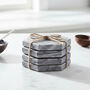 Set Of Four Hexagon Marble Coasters, thumbnail 1 of 3