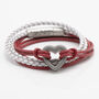 Woman's Personalised Candy Red Wrap Urn Bracelet For Ashes, thumbnail 4 of 11