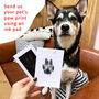 Personalised Wooden Paw Print Keyring, thumbnail 2 of 4