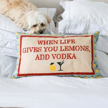 When Life Gives You Lemons Add Vodka Pillow, 2 of 3