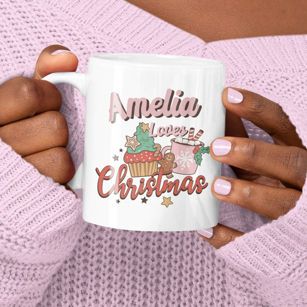 Cute Christmas Movie Mug Hot Chocolate Personalised, 1 of 3