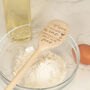 Personalised I Cook With Wine Wooden Baking Spoon, thumbnail 1 of 2